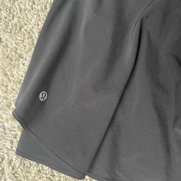 Lululemon Court Rival High-Rise Skirt (long) - Black, Sz 4 - Picture 2 of 2